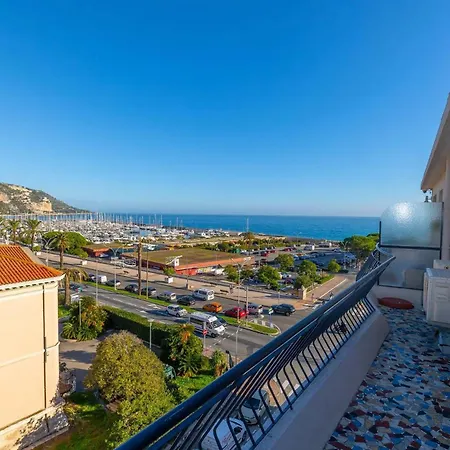 98gb - 2p With Terrace And Side Sea View Apartment Menton
